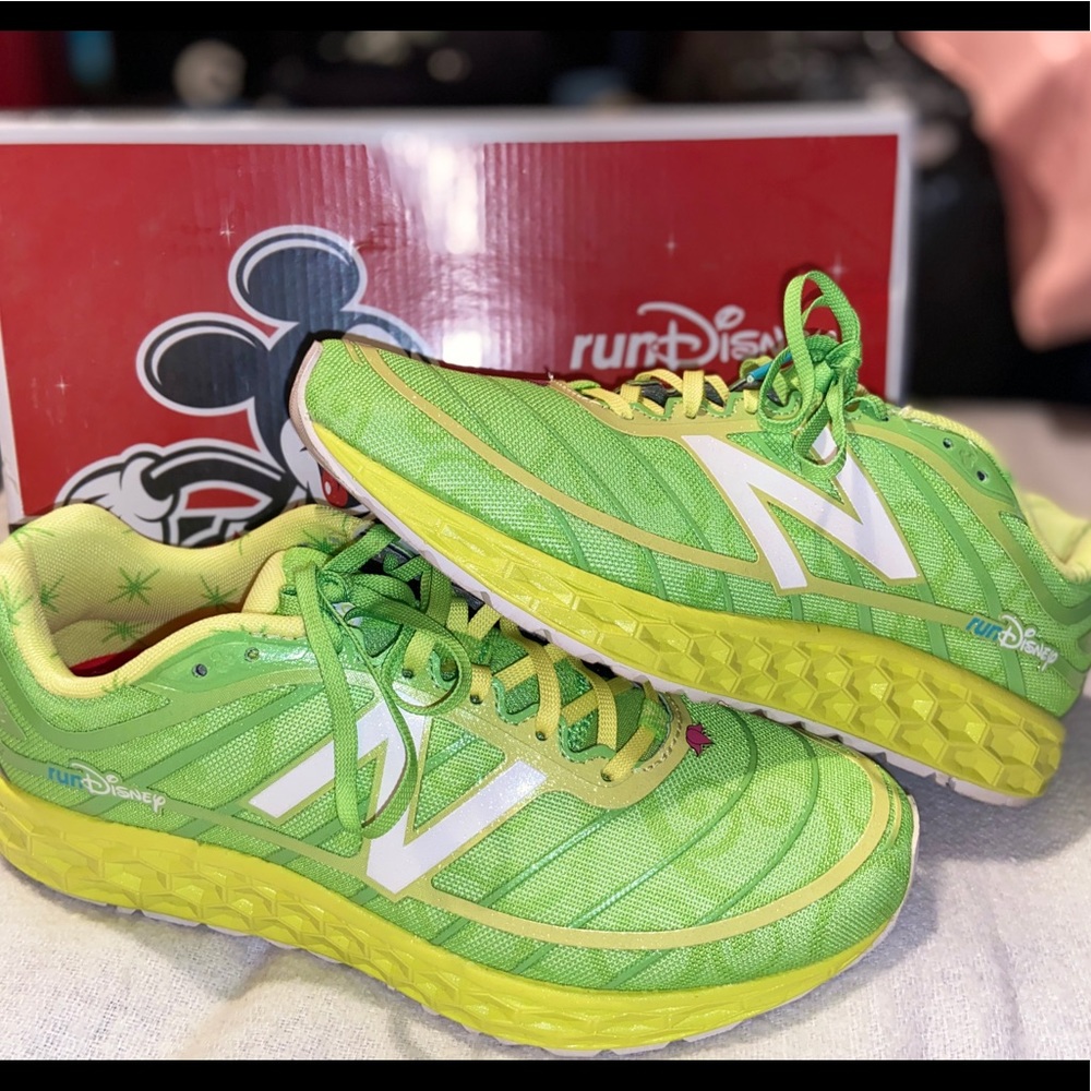 Run Disney TinkerBell themed sneakers